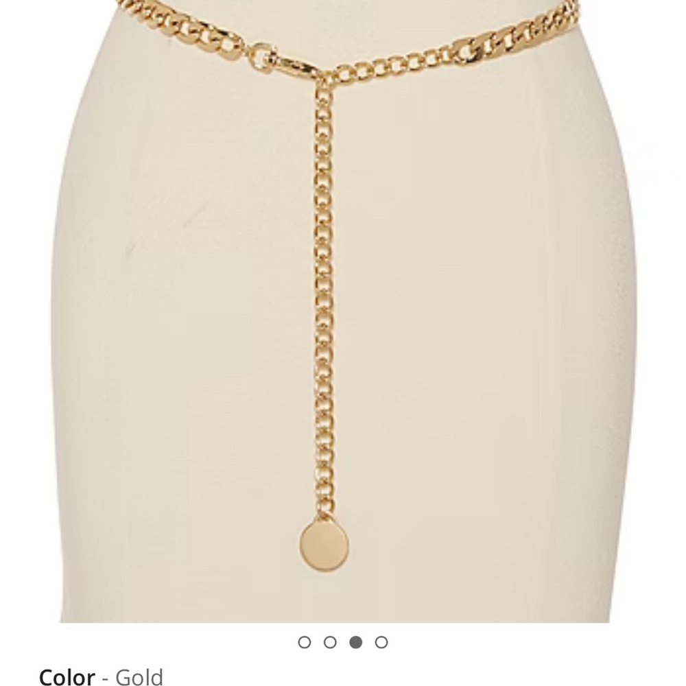 NWT - Elegant 40 inch Gold Chain Belt